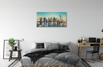 Foto op canvas Panorama bridge river