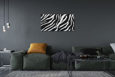 Schilderij op canvas Zebra vacht