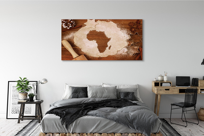 Schilderijen op canvas doek Cuisine deeg roller afrika