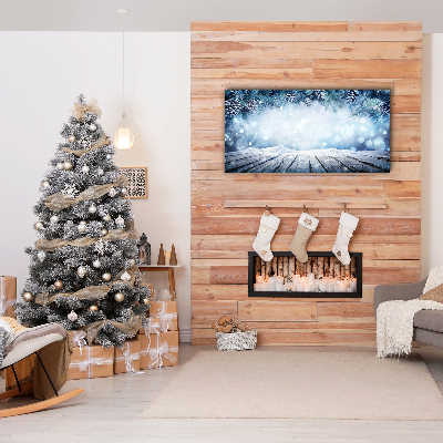 Canvas foto Winter Snow Christmas Tree