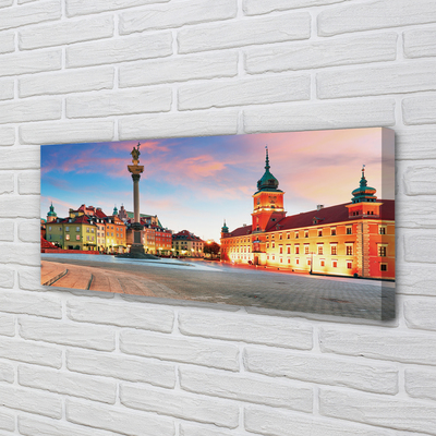 Foto op canvas Warsaw sunrise old town