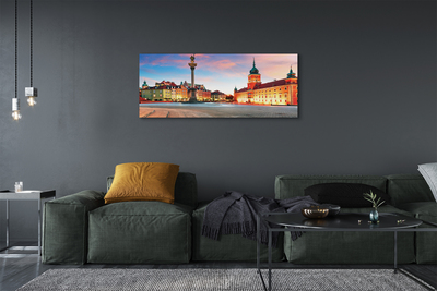 Foto op canvas Warsaw sunrise old town