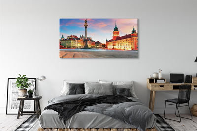 Foto op canvas Warsaw sunrise old town