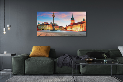 Foto op canvas Warsaw sunrise old town