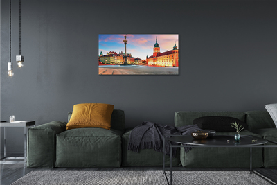 Foto op canvas Warsaw sunrise old town