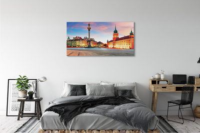 Foto op canvas Warsaw sunrise old town