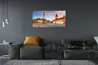 Foto op canvas Warsaw sunrise old town