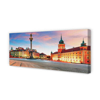 Foto op canvas Warsaw sunrise old town