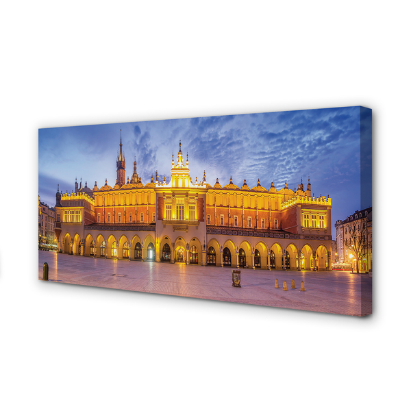 Foto op canvas Krakau zonsondergangzaal