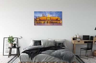 Foto op canvas Krakau zonsondergangzaal