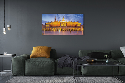 Foto op canvas Krakau zonsondergangzaal