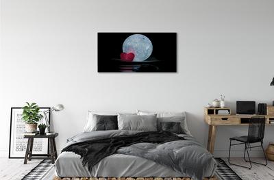 Schilderijen op canvas doek Het hart van de maan