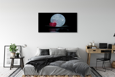 Schilderijen op canvas doek Het hart van de maan