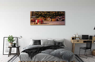 Schilderij op canvas Kerstboomgeschenken