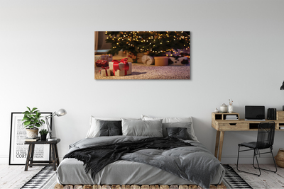 Schilderij op canvas Kerstboomgeschenken