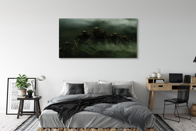 Schilderij canvas Zombie-wolken