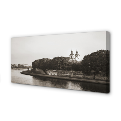 Foto op canvas Cracow river bridge