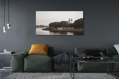 Foto op canvas Cracow river bridge