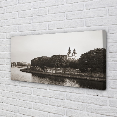 Foto op canvas Cracow river bridge