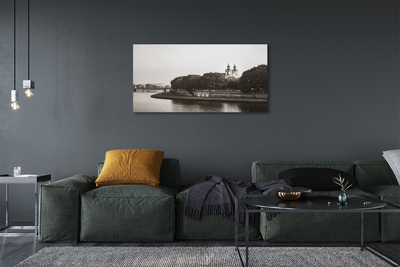 Foto op canvas Cracow river bridge