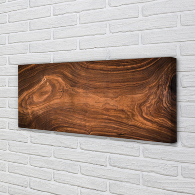 Canvas doek foto Hout potten knoop