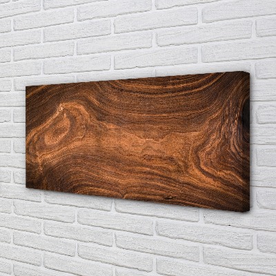 Canvas doek foto Hout potten knoop