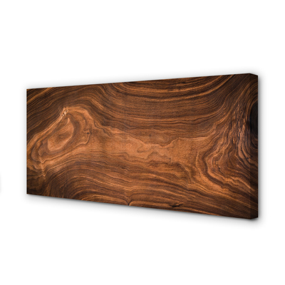 Canvas doek foto Hout potten knoop