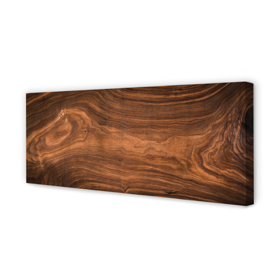 Canvas doek foto Hout potten knoop