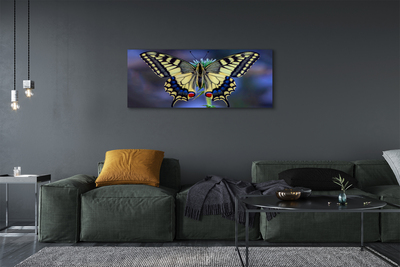 Foto op canvas Butterfly op een bloem