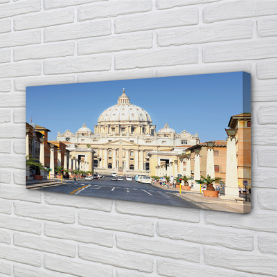 Foto op canvas Rome kathedraal straten gebouwen