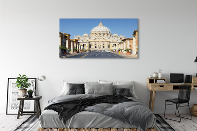 Foto op canvas Rome kathedraal straten gebouwen