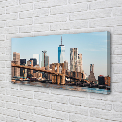 Foto op canvas Panorama bridge river