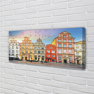 Foto op canvas Gdańsk oude stadsgebouwen