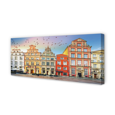 Foto op canvas Gdańsk oude stadsgebouwen