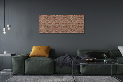 Canvas doek foto Bakstenen muur muur