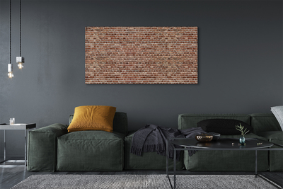 Canvas doek foto Bakstenen muur muur