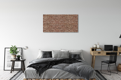 Canvas doek foto Bakstenen muur muur