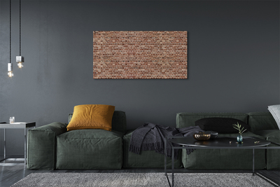 Canvas doek foto Bakstenen muur muur