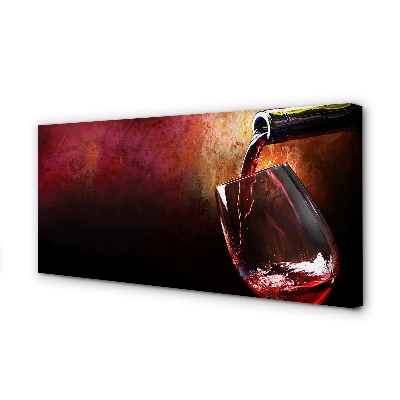Canvas doek foto Rode wijn