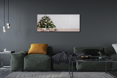 Schilderij op canvas Kerstboom geschenken decoraties