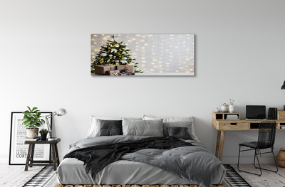 Schilderij op canvas Kerstboom geschenken decoraties