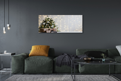 Schilderij op canvas Kerstboom geschenken decoraties