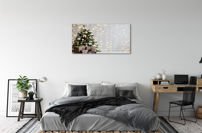 Schilderij op canvas Kerstboom geschenken decoraties