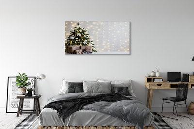 Schilderij op canvas Kerstboom geschenken decoraties