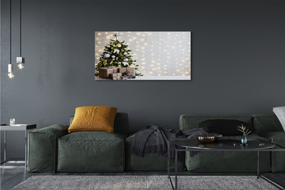 Schilderij op canvas Kerstboom geschenken decoraties