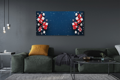 Schilderij op canvas Geschenken kerstmis snuisterijen