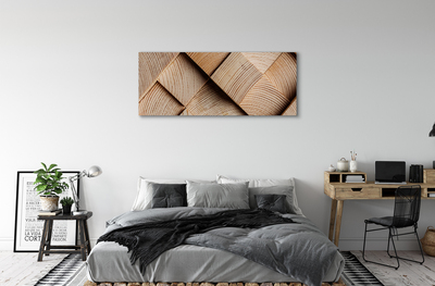 Canvas doek foto Hout potten knoop