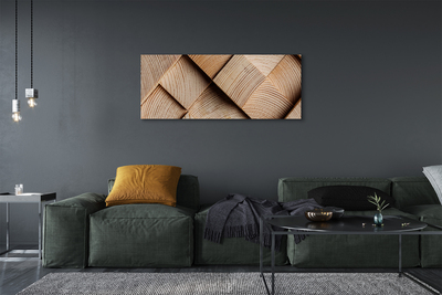 Canvas doek foto Hout potten knoop