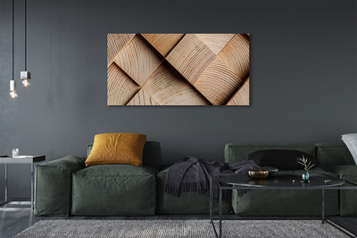 Canvas doek foto Hout potten knoop