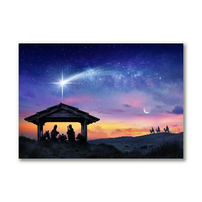 Foto op canvas Stabiele Kerstmis Jesus